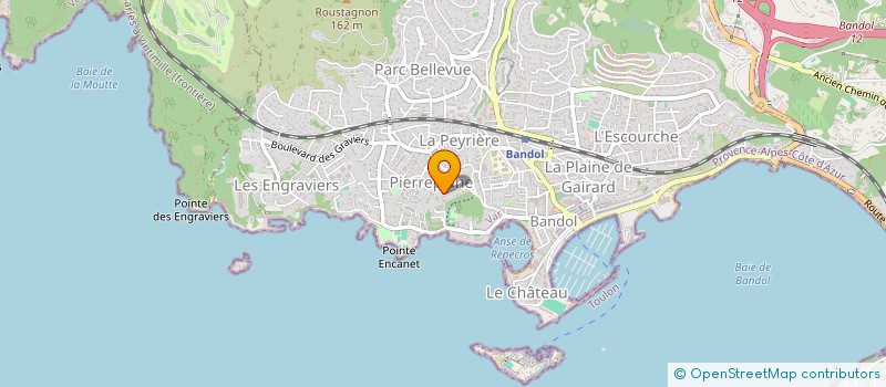 localisation de l'entreprise JADELEC SARL à BANDOL