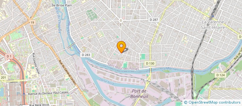 localisation de l'entreprise JADELIE à SAINT-MAUR-DES-FOSSES