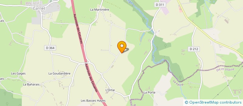 localisation de l'entreprise JADELOU  SAINT-AUBIN-DE-TERREGATTE