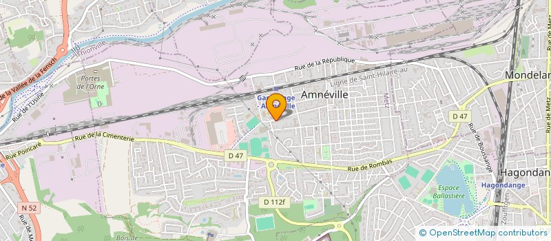 localisation de l'entreprise JADENOT  AMNEVILLE