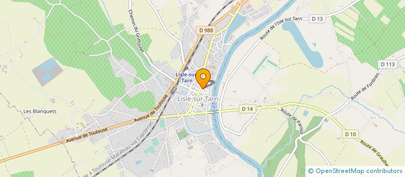 localisation de l'entreprise JADEPIER à LISLE-SUR-TARN