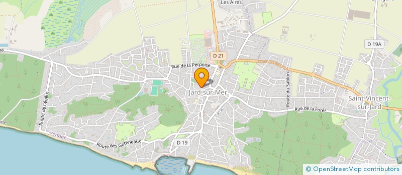 localisation de l'entreprise JADERMI à JARD-SUR-MER