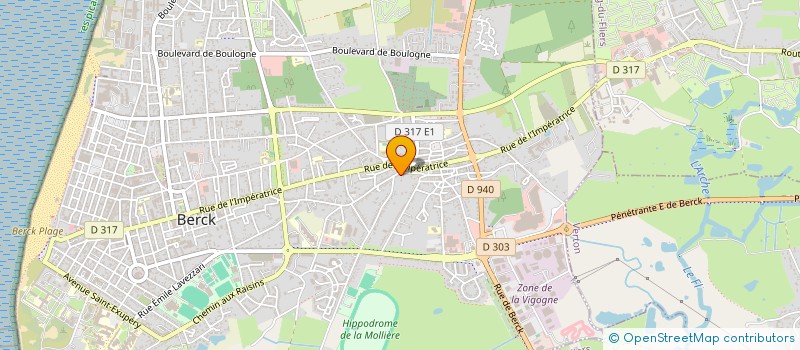 localisation de l'entreprise JADEROMANE  BERCK