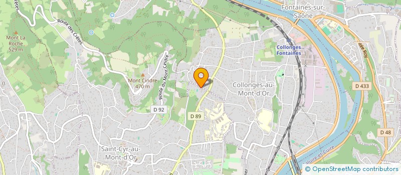 localisation de l'entreprise JADES  SAINT-CYR-AU-MONT-D'OR