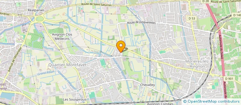 localisation de l'entreprise JADEVA  AVIGNON