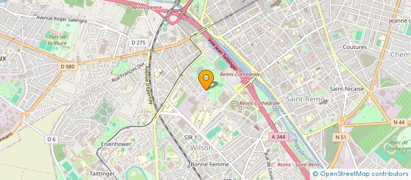 localisation de l'entreprise JADI  REIMS