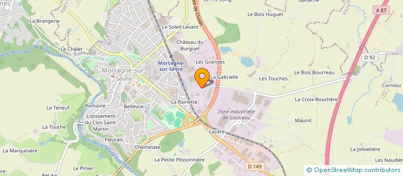 localisation de l'entreprise JADIE  MORTAGNE-SUR-SEVRE