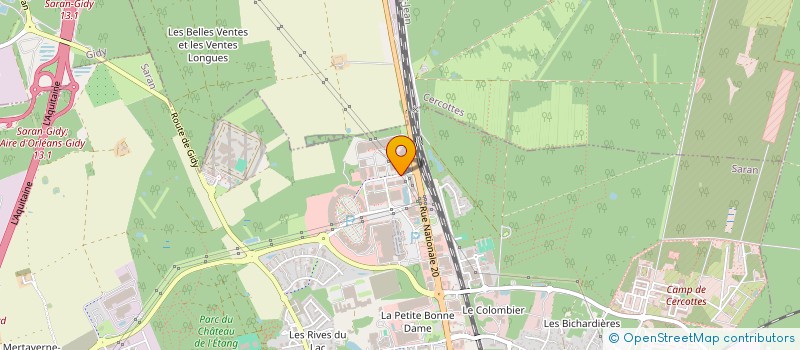 localisation de l'entreprise JADIHANE à SARAN