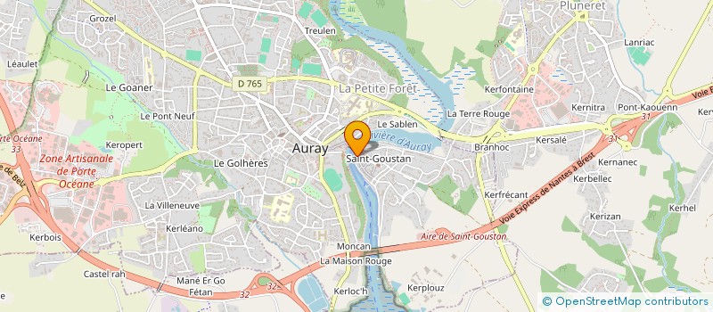 localisation de l'entreprise JADIMME à AURAY