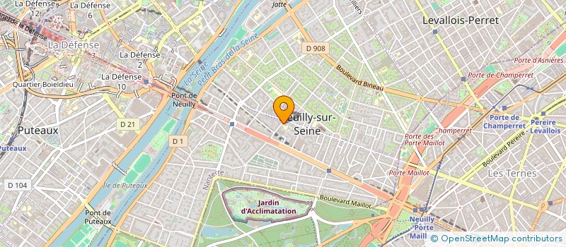 localisation de l'entreprise JADIN DE THE 2 à NEUILLY-SUR-SEINE