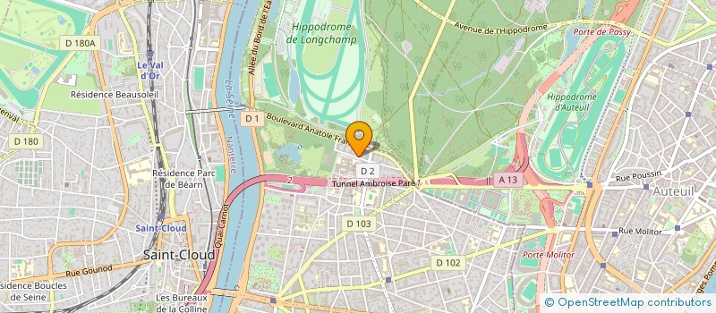 localisation de l'entreprise JADINVEST à BOULOGNE-BILLANCOURT