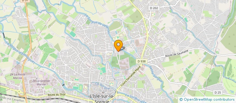 localisation de l'entreprise JADINVEST  L'ISLE-SUR-LA-SORGUE