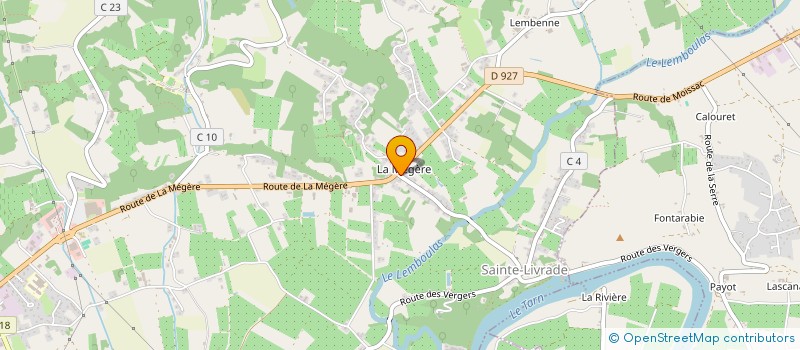 localisation de l'entreprise JADIS  MOISSAC