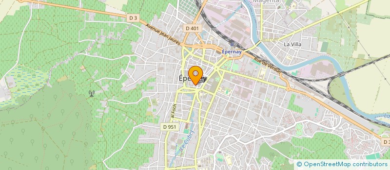 localisation de l'entreprise JADIS  EPERNAY