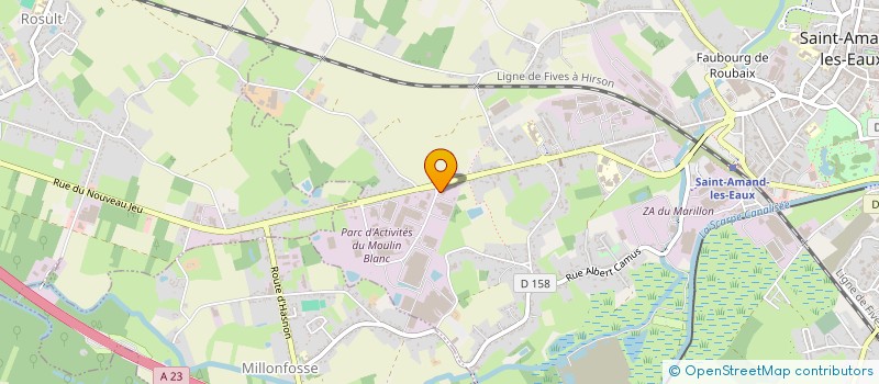 localisation de l'entreprise JADISSE GROUP à SAINT-AMAND-LES-EAUX