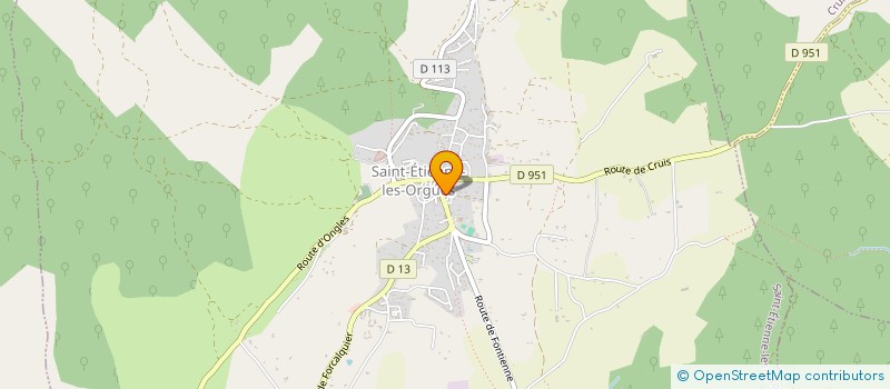 localisation de l'entreprise JADM à SAINT-ETIENNE-LES-ORGUES