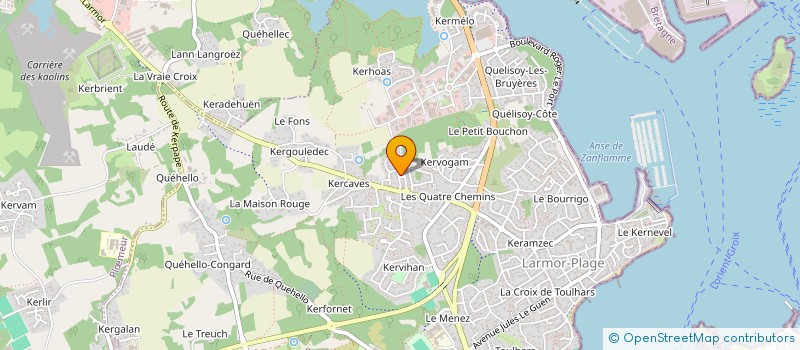 localisation de l'entreprise JADMAR  LARMOR-PLAGE