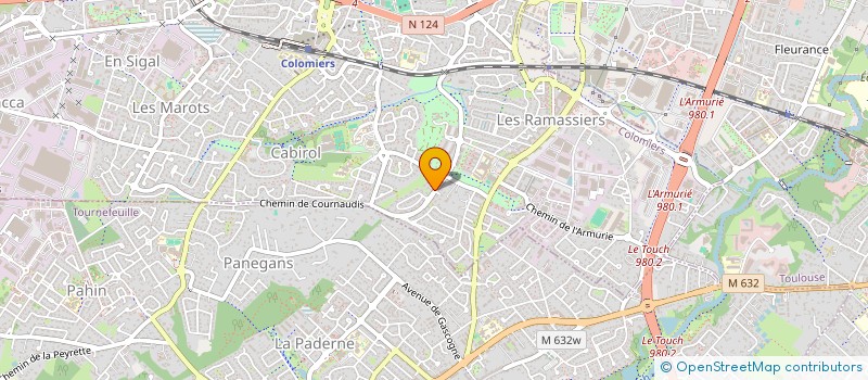 localisation de l'entreprise JADMET à COLOMIERS