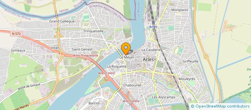 localisation de l'entreprise JADO à ARLES