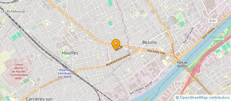 localisation de l'entreprise JADO à HOUILLES