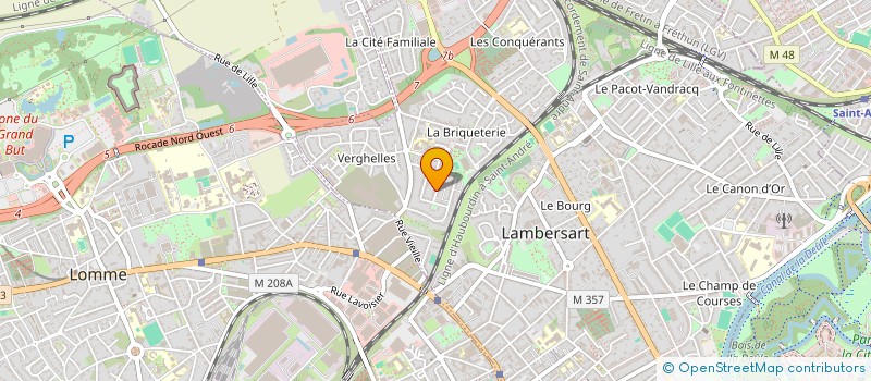 localisation de l'entreprise JADO à LAMBERSART