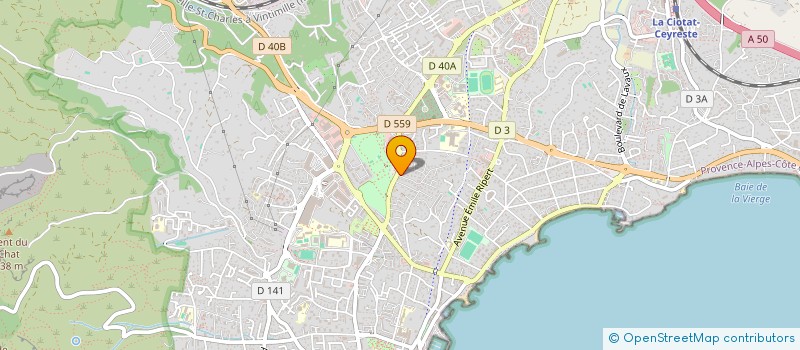 localisation de l'entreprise JADOLIS TRANSPORT  LA CIOTAT