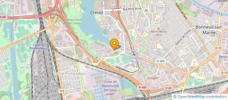 localisation de l'entreprise JADOR à CRETEIL