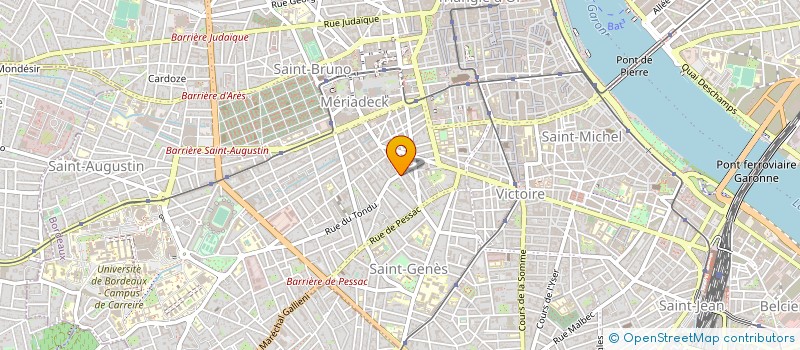 localisation de l'entreprise JADOR VOYAGES à BORDEAUX