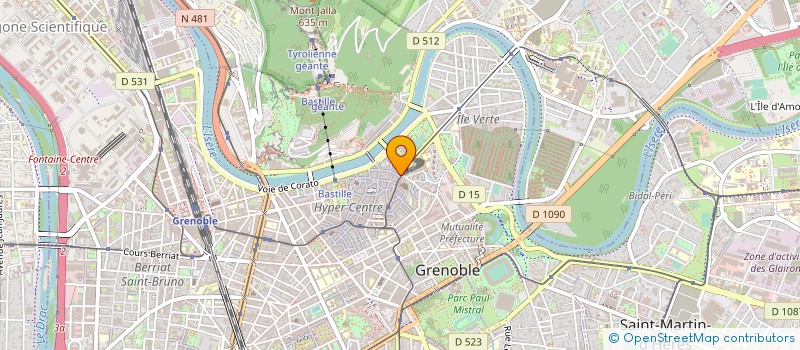 localisation de l'entreprise JADOU  GRENOBLE