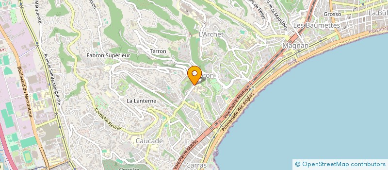 localisation de l'entreprise JADPRESSNETWORK à NICE