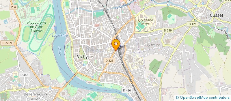 localisation de l'entreprise JADRAS FRANCE à VICHY