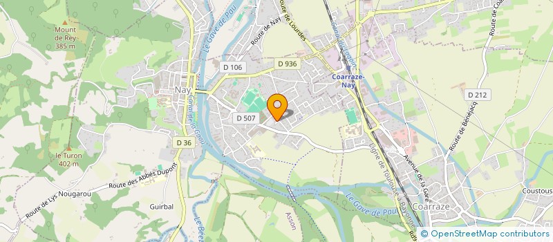 localisation de l'entreprise JADRE INVEST  NAY