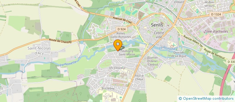 localisation de l'entreprise JADS  SENLIS