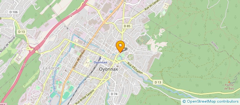 localisation de l'entreprise JADYCE COSMETICS à OYONNAX