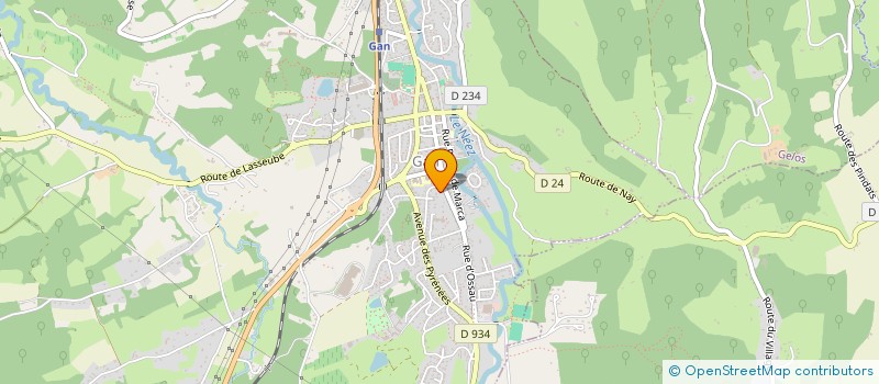 localisation de l'entreprise JADYS  GAN