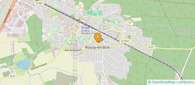 localisation de l'entreprise JAE à ROISSY-EN-BRIE