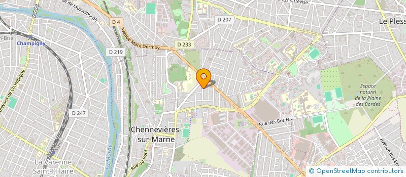 localisation de l'entreprise JAE IMMO  CHENNEVIERES-SUR-MARNE