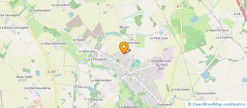 localisation de l'entreprise JAE IMMO  LA PLANCHE