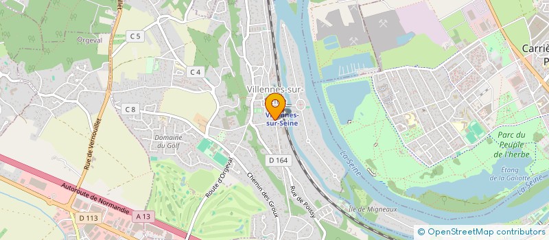 localisation de l'entreprise JAE IMMOBILIER  VILLENNES-SUR-SEINE