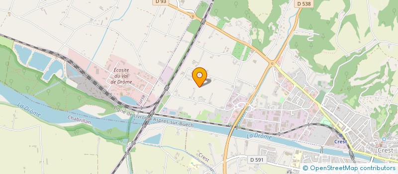 localisation de l'entreprise JAE INVESTISSEMENTS  CREST