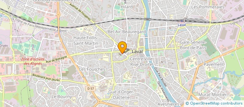localisation de l'entreprise JAEBETH SECURITE PRIVEE à LAVAL