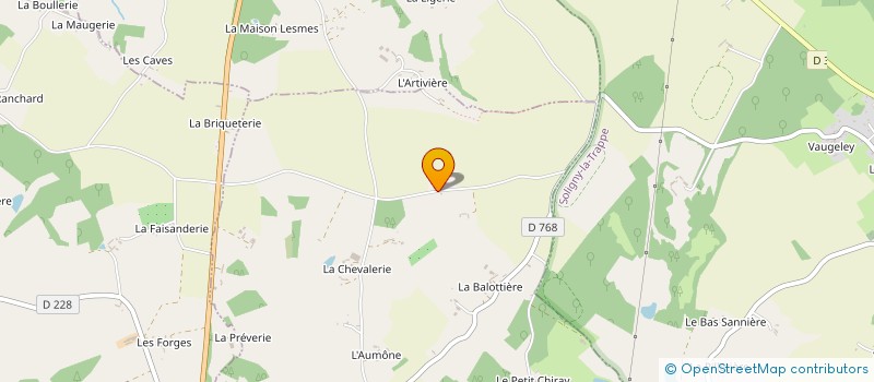 localisation de l'entreprise JAEG ET FILS à SAINT-OUEN-DE-SECHEROUVRE