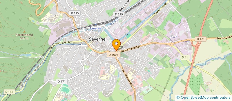 localisation de l'entreprise JAEGER TECH à SAVERNE