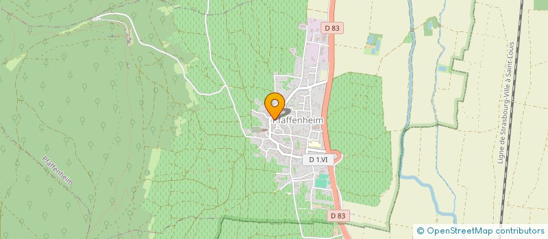 localisation de l'entreprise JAEGGY ANICET  PFAFFENHEIM