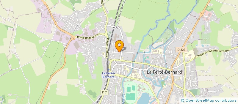 localisation de l'entreprise JAEL  LA FERTE-BERNARD