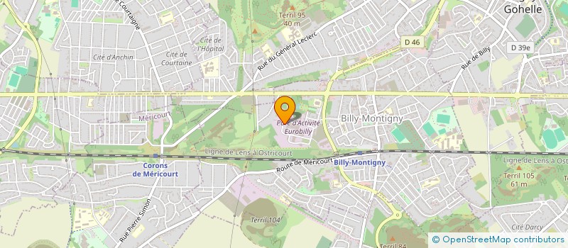 localisation de l'entreprise JAEL à BILLY MONTIGNY