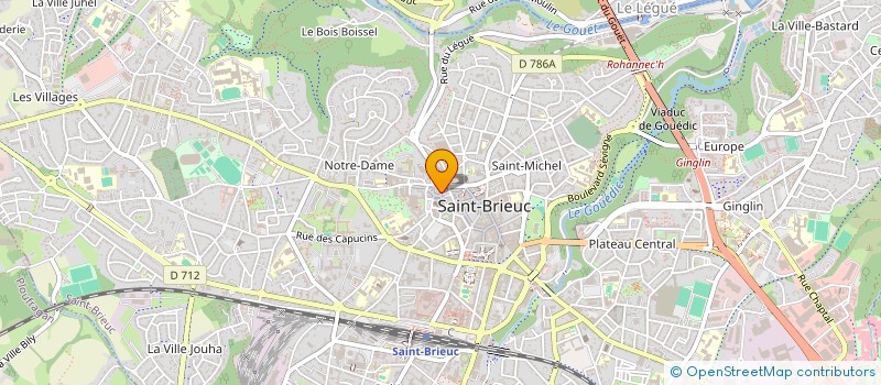 localisation de l'entreprise JAELA à SAINT-BRIEUC