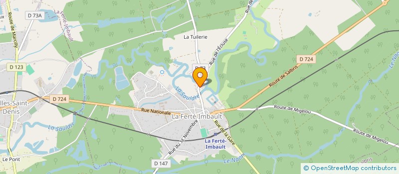 localisation de l'entreprise JAEN  LA FERTE-IMBAULT