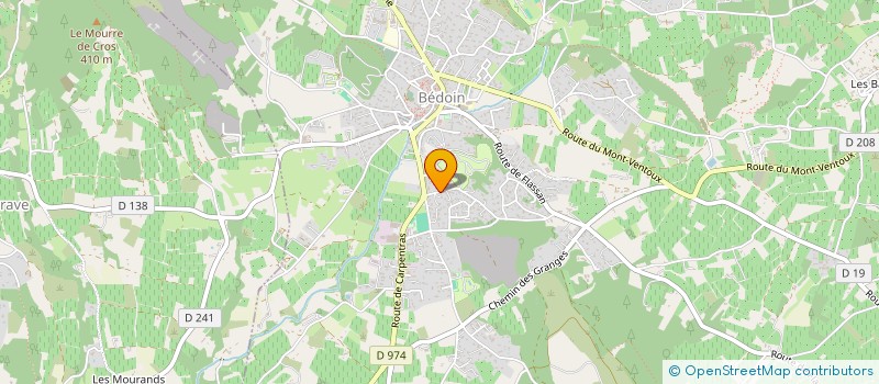 localisation de l'entreprise JAENC  BEDOIN