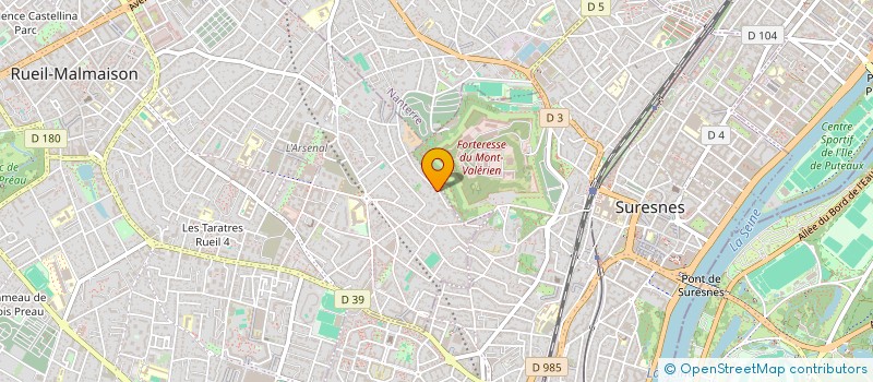localisation de l'entreprise JAF 2 à RUEIL-MALMAISON